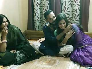 Amazing hot sex..Indian hot bhabhi swaping give Brother! Hindi hot family sex